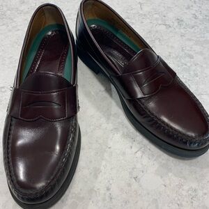 Sebago Burgundy Leather Loafers